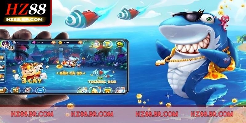 Thử tài thiện xạ với game săn cá thú vị